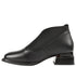 Ghete casual, dama, KARISMA, W170003A negru, piele naturala